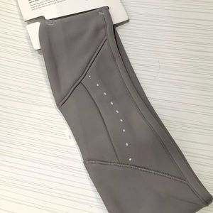 NWT LULULEMON Gray Run for It All Earwarmer Ear Warmer Set-My-Ponytail-Free